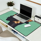 Snake and Butterflies 2 Desk Mat Gallery Image 2
