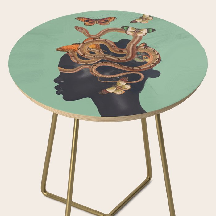 Snake and Butterflies 2 Side Table Gallery Image 2