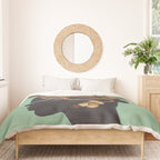 Snake and Butterflies 2 Duvet Cover Gallery Image 3