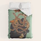 Snake and Butterflies 2 Comforter Gallery Image 6