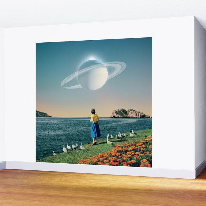 Watching Planets Wall Mural Gallery Image 2