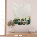 Cactus Garden Wall Tapestry Gallery Image 2