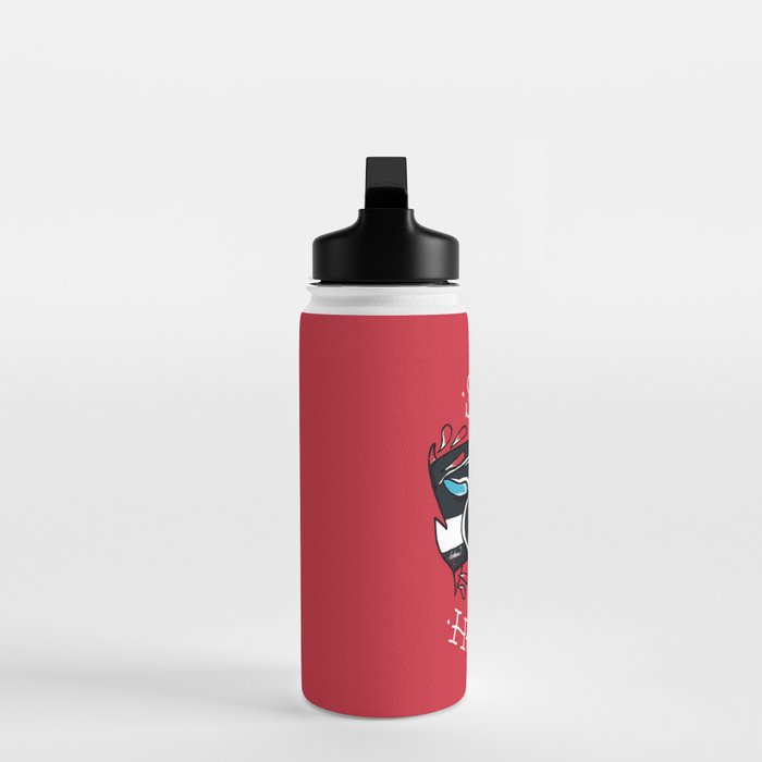 Stay Home Panther Tattoo Water Bottle Gallery Image 3