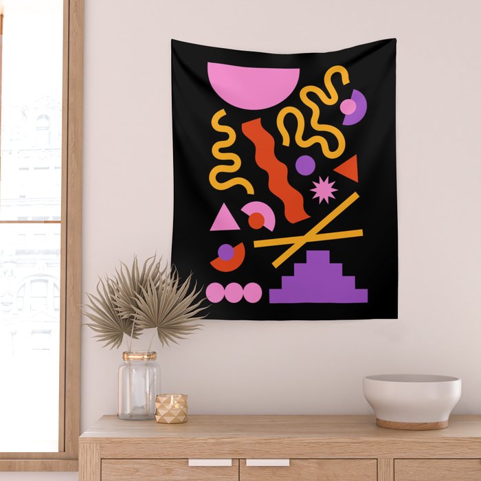 Purple ramen Wall Tapestry Gallery Image 2