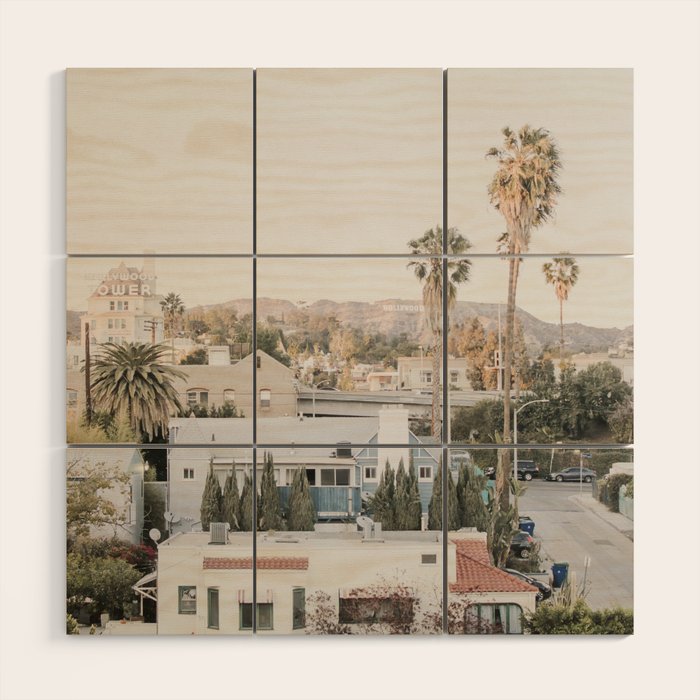 Hollywood California Wood Wall Art Gallery Image 1