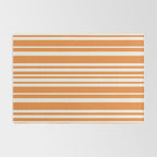 Classic Stripes XLVI - Retro Orange Rug Gallery Image 2