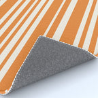 Classic Stripes XLVI - Retro Orange Rug Gallery Image 4