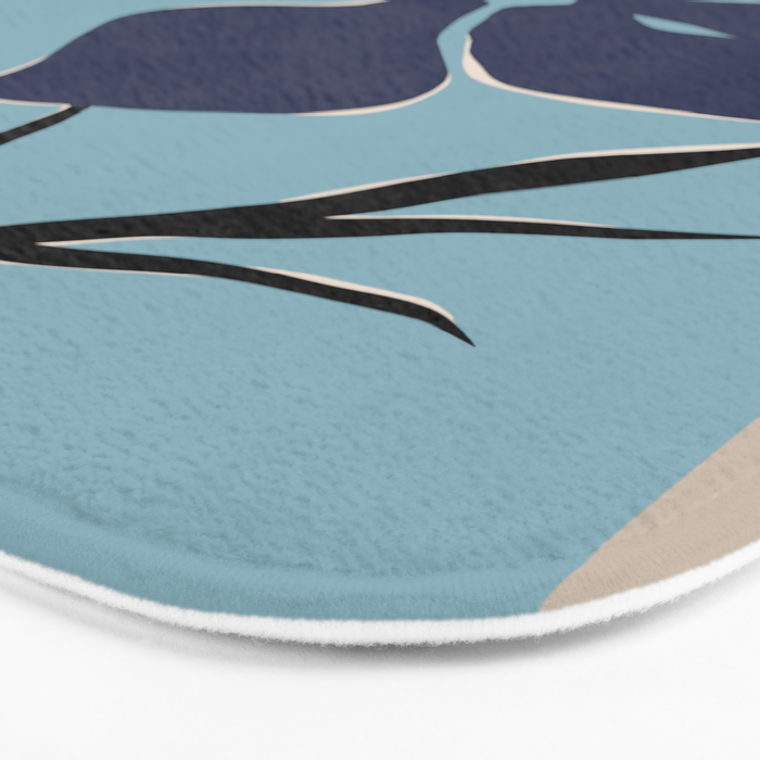 freedom floral poster  Bath Mat Gallery Image 3