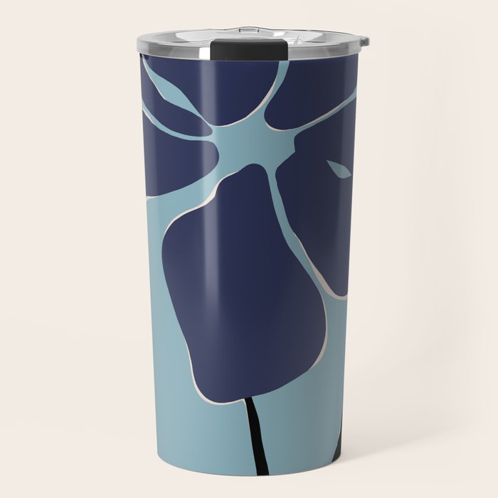 freedom floral poster  Travel Mug Gallery Image 1