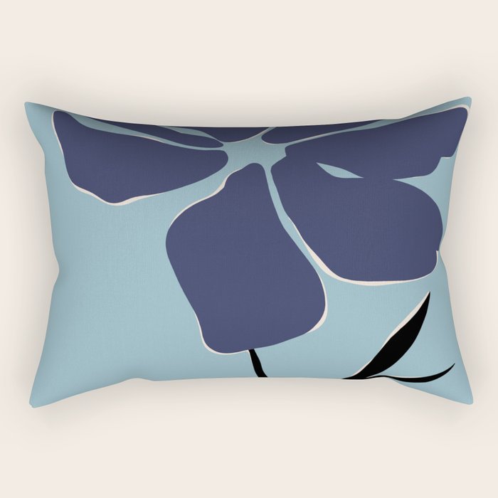 freedom floral poster  Rectangular Pillow Gallery Image 2