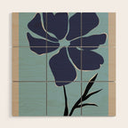 freedom floral poster  Wood Wall Art Gallery Image 1