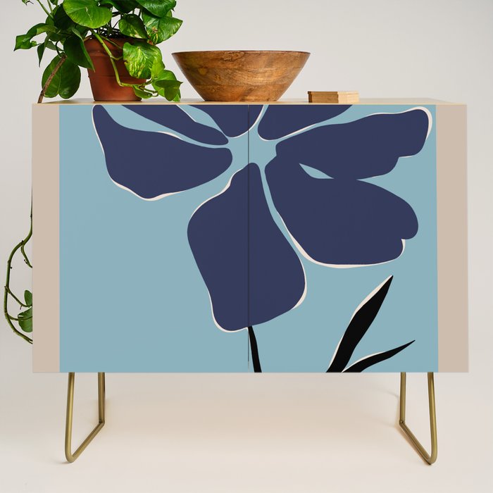freedom floral poster  Credenza Gallery Image 1