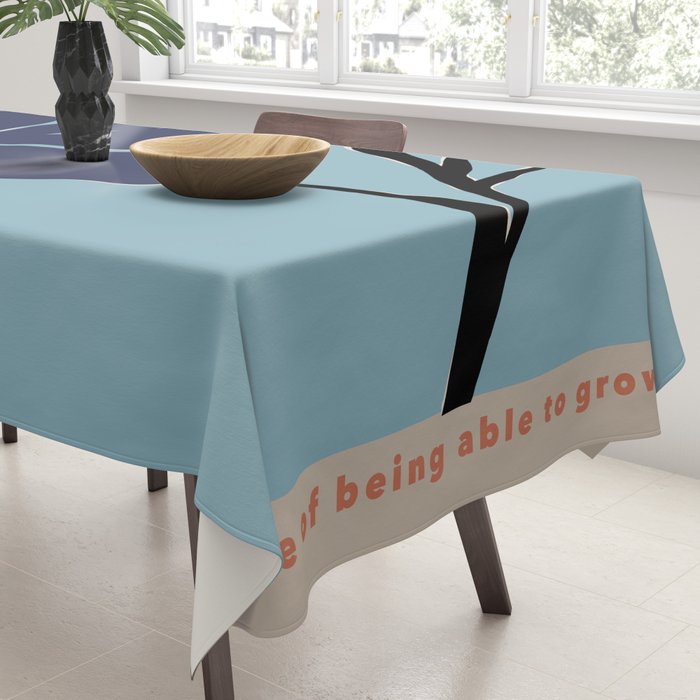 freedom floral poster  Tablecloth Gallery Image 3