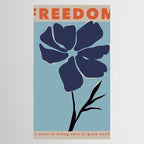 freedom floral poster  Tablecloth Gallery Image 2