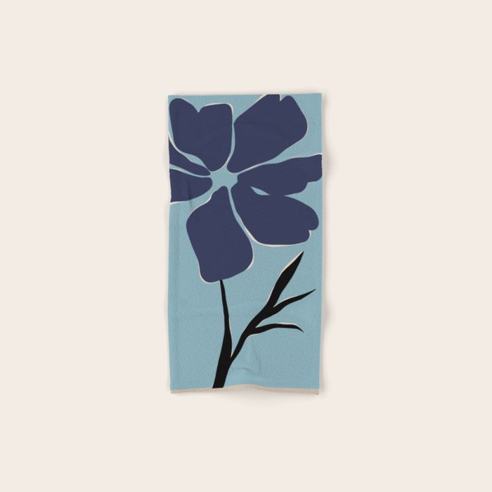 freedom floral poster  Bath Towel Gallery Image 1