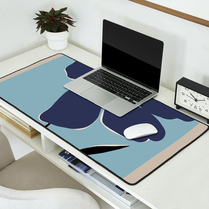 freedom floral poster  Desk Mat Gallery Image 2