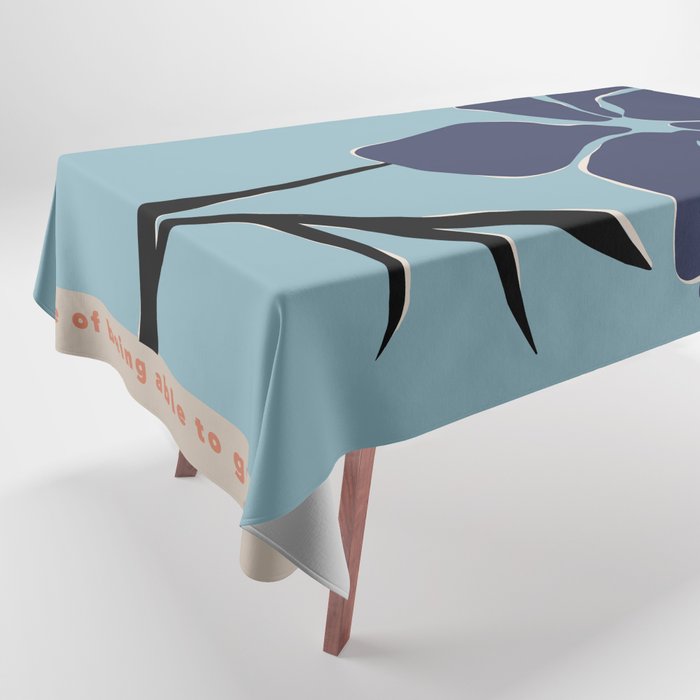 freedom floral poster  Tablecloth Gallery Image 1