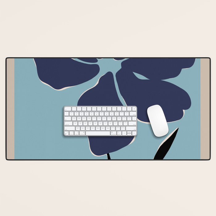 freedom floral poster  Desk Mat Gallery Image 1