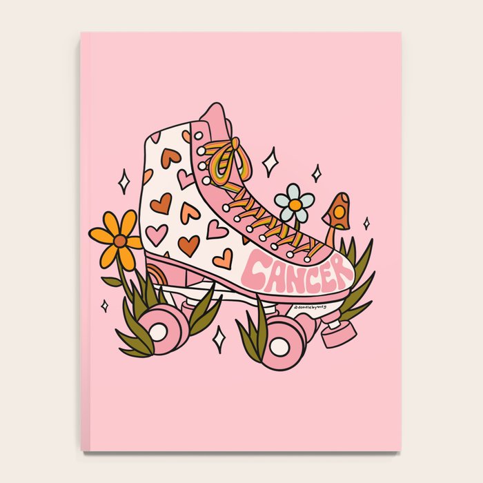 Cancer Zodiac Roller Skate Notebook Gallery Image 4