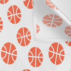 Basketball Pattern Wall Tapestry Gallery Image 3