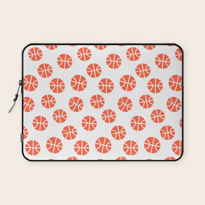Basketball Pattern Laptop Sleeve Gallery Image 1