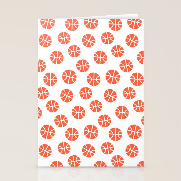 Basketball Pattern Stationery Card Gallery Image 2