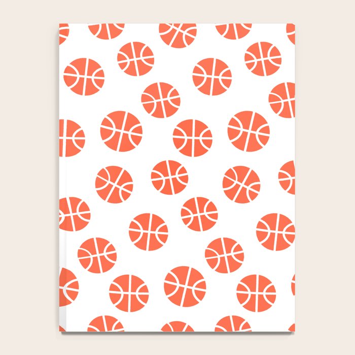 Basketball Pattern Notebook Gallery Image 4