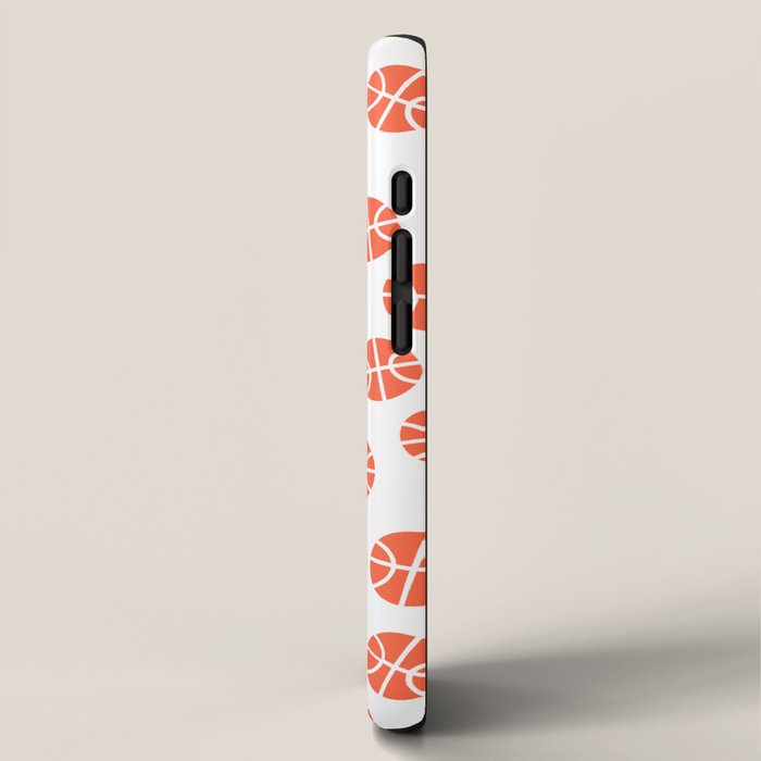Basketball Pattern iPhone Case Gallery Image 2