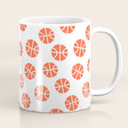 Basketball Pattern Coffee Mug Gallery Image 1