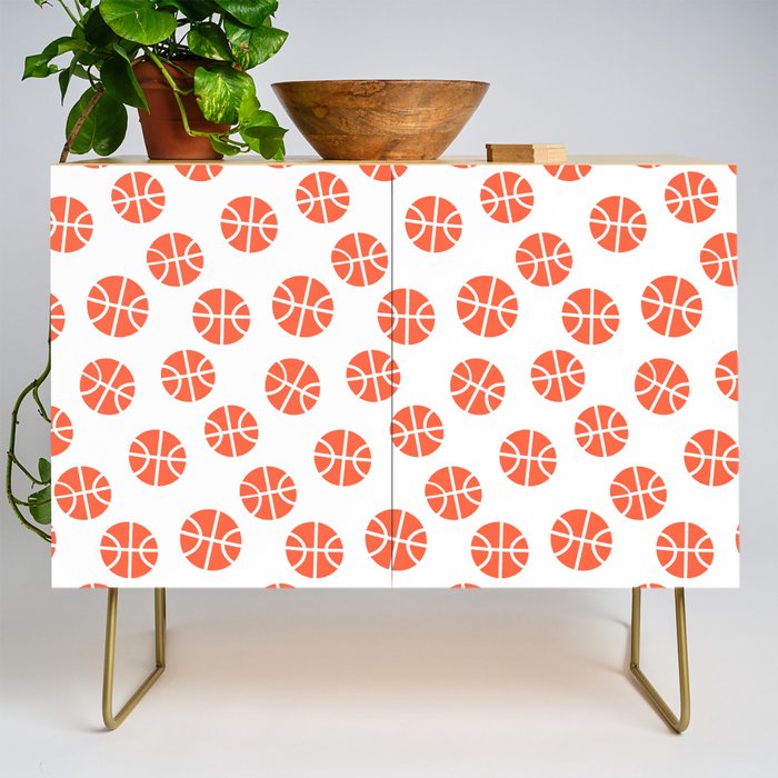Basketball Pattern Credenza Gallery Image 1