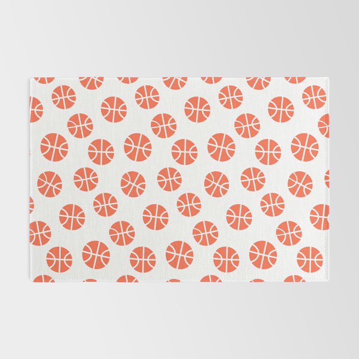 Basketball Pattern Rug Gallery Image 2
