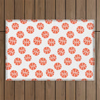 Basketball Pattern Outdoor Rug Gallery Image 1