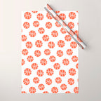 Basketball Pattern Wrapping Paper Gallery Image 1