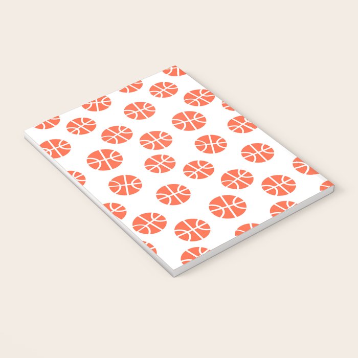Basketball Pattern Notebook Gallery Image 3