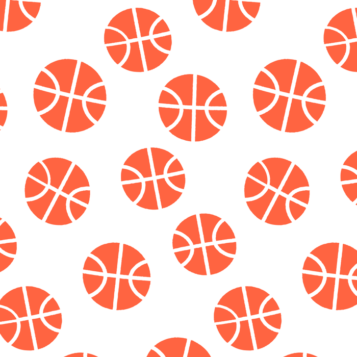 Basketball Pattern Coffee Mug Gallery Image 2