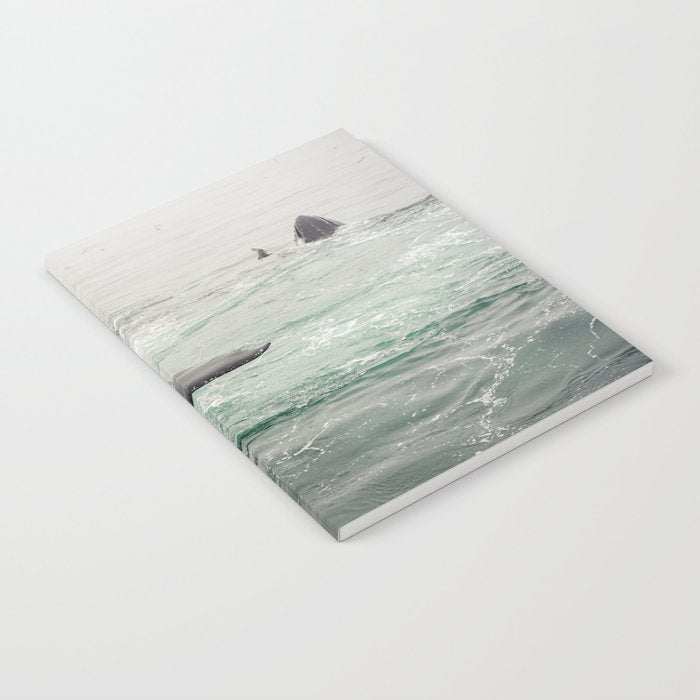 Whale Tail - ocean humpback whale photograph Notebook Gallery Image 2