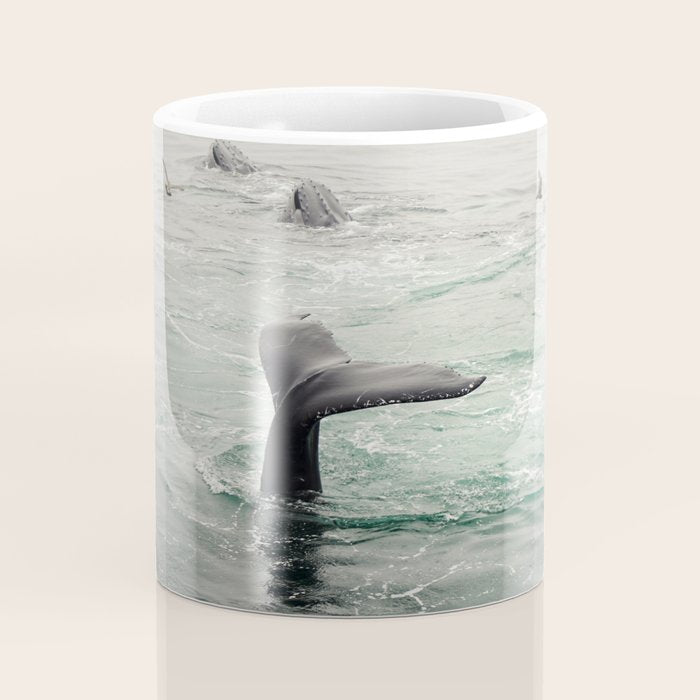 Whale Tail - ocean humpback whale photograph Coffee Mug Gallery Image 4