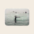 Whale Tail - ocean humpback whale photograph Bath Mat Gallery Image 1