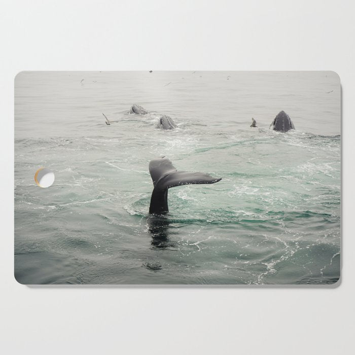 Whale Tail - ocean humpback whale photograph Cutting Board Gallery Image 1
