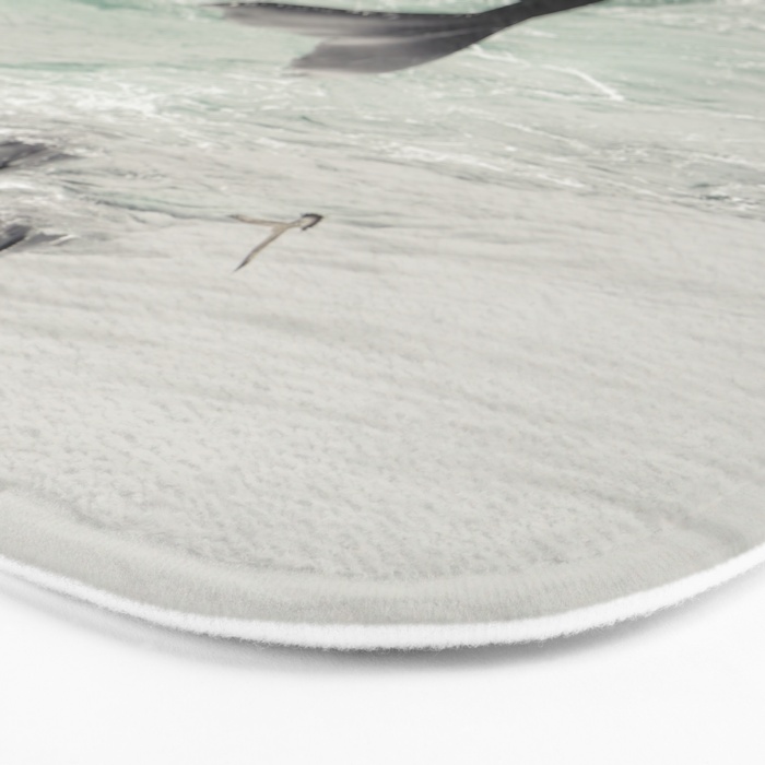 Whale Tail - ocean humpback whale photograph Bath Mat Gallery Image 3