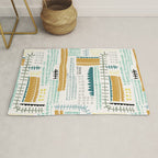 Block print geometrics Rug Gallery Image 1