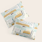 Block print geometrics Pillow Sham Gallery Image 3