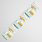 Block print geometrics Table Runner Gallery Image 3