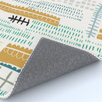 Block print geometrics Rug Gallery Image 4