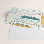 Block print geometrics Wrapping Paper Gallery Image 2