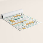 Block print geometrics Yoga Mat Gallery Image 2