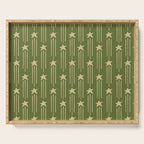 Vintage Christmas Stars Serving Tray Gallery Image 1