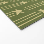 Vintage Christmas Stars Welcome Mat Gallery Image 2