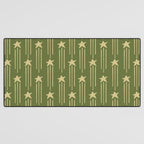 Vintage Christmas Stars Desk Mat Gallery Image 3
