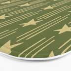 Vintage Christmas Stars Bath Mat Gallery Image 3